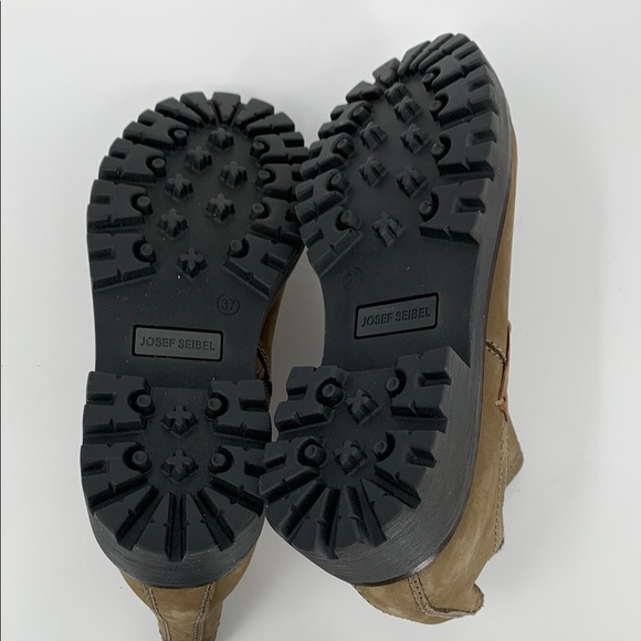 Josef Seibel Marta 03 Chelsea winter ankle boots brown nubuck leather shoe 37 7 - Picture 6 of 6